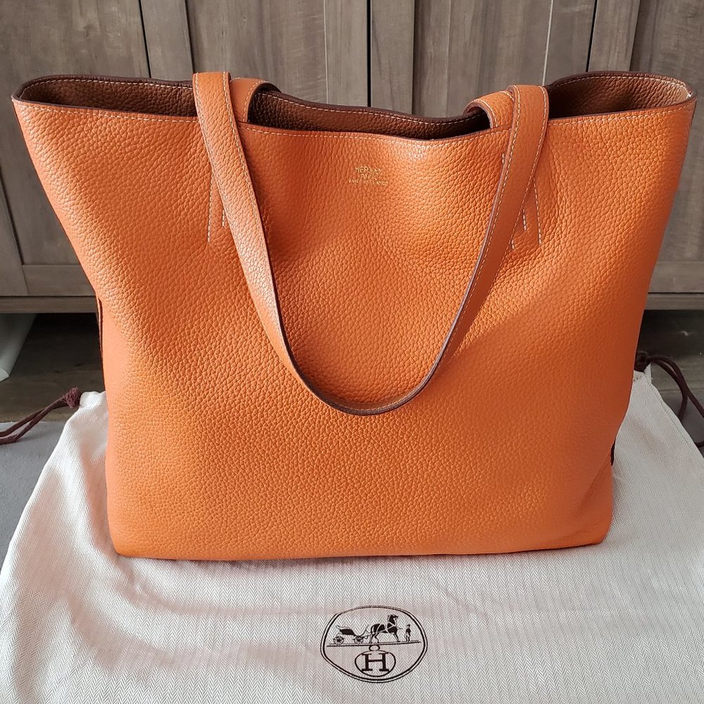HERMES Clemence Double Sens 36 Reversible Tote